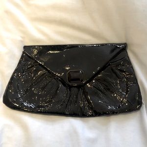 Vintage Club Monaco leather clutch